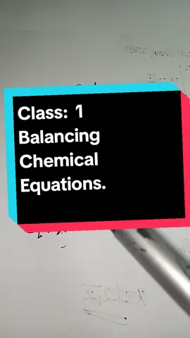 How To Balance Chemical Equations.  This video is for Jamb + Utme Candidates,  Ss1-3, Waec + 100Lvl,  GCSE+GCE.  Follow me for more #instructoralison #STEMEducation #StudySmart #ChemistryTips #LearnChemistry #ChemistryHacks #ChemistryTikTok #ScienceExplained #ScienceVideos #ChemistryTutorial #foryou 
