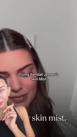Trying Kendall Jenner’s skin mist for super glowy and hydrated skin ✨ using the @Tatcha Dewy Skin Mist 🤍 #kendalljenner #makeup #makeupproducts #tatcha #tatchadewyskin 