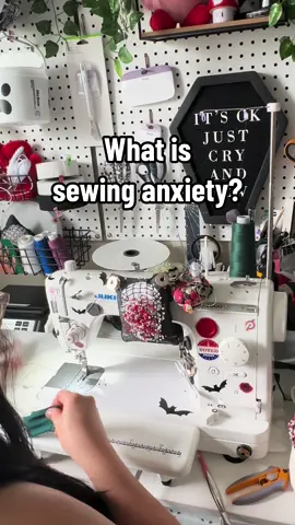 If sewing anxiety is stopping you from starting your sewing journey, follow me and I’ll help you learn as you sew.  We got this friend! 🧵🖤✨ #agashibychristinao #learntosew #beginnersewing #sewyourownclothes #freesewingtips #sewingtiktok #handmade #sustainablefashion #sewingdiy 