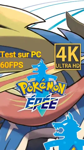 Test de Pokémon en 4k +mod 60,FPS +mod graphiques, sur PC gamer #pokemonepee #pcgamer #test  #jeuxvideo 