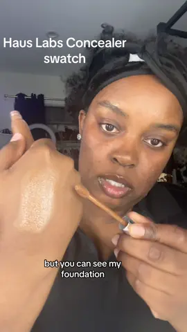 Haus labs concealer shade 44 - my foundation shade 480 #swatches #hauslabsfoundation #hauslabsconcealer #concealerswatches #shade44 #hauslabs44 #newmakeup #sephoraconcealers #blurringmakeup #blurringconcealer 