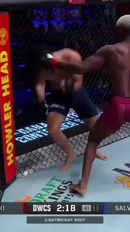 Bolaji Oki on Dana White’s Contender Series 😳 #UFC #mma #knockout 