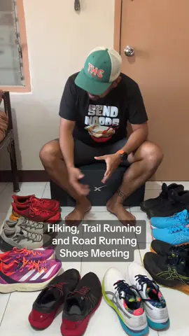 What will I buy next? 😅 #hikingshoes #trailrunningshoes #roadrunningshoes #salomon #asics #hoka #adidas 
