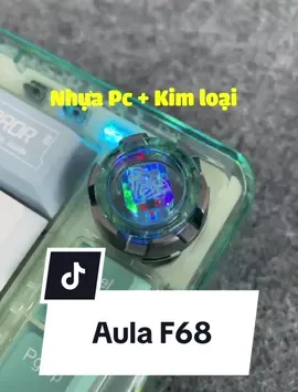 Phím cơ trong suốt cho anh em thích “Hào quang rực rỡ” #aula #banphimco #mechanicalkeyboard 