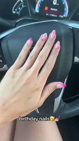 save for nail inspo💅🏼 #birthdaynails #shortalmondnails #gelx #naildesigns #naildesignideas #nailinspo #pinknails #coolnaildesign 