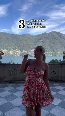 Top 3 things to do while visiting Lake Como 🚤🤞🏼✨🍝 #lakecomo #italymustdo #lakecomoboat #lakecomotravel #europeansummer #recommendations 