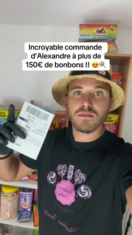 Incroyable commande d’Alexandre à plus de 15o € de bonbons 🍭😍 #bonbons #haribo #commande