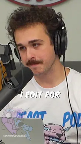 Bro works WHERE? 😂 #mrbeast #mrbeastchallenge #podcast #mrbeast6000 #smosh 