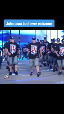 The Cena army was ready at Wrestlemania, what an entrance #WWE #wrestling #WrestleMania #johncena #cena 
