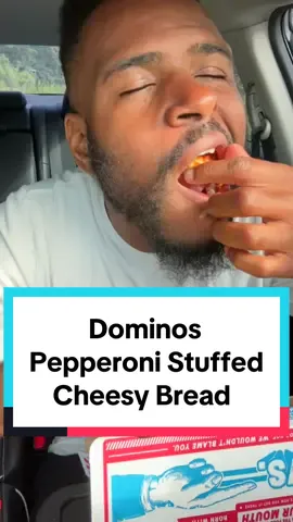 Try The NEW Pepperoni Stuffed Cheesy Bread from @Domino’s NOW. #ad #pepperonistuffedcheesybread