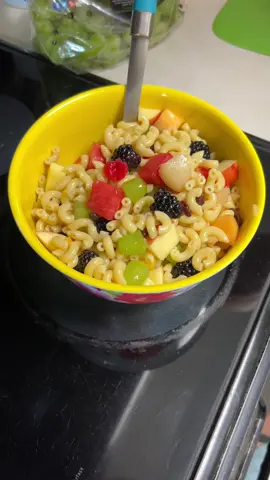 Momma makes a traditional Filipino dish! How did she do? #joshsmom #joshandmomma #cooking #fruitsalad #filipino #filipinodish #easymeal #fyp #trending 