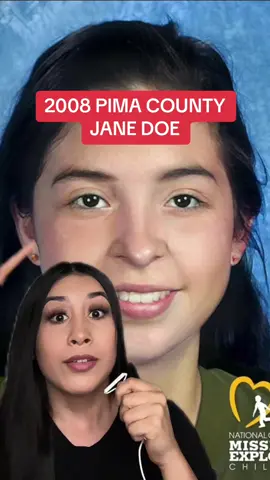 This is the case of Jane Crow Hang Village Doe 2008. Please help spread the word about this Jane Doe. 🙏🏽 #janedoe #unidentified #latinotiktok #mexicantiktok #pimacounty #pimacounty #arizona #nessadiosdado #hispanictok #janecrowhangvillage2008 #crowhangvillagearizona#greenscreen 