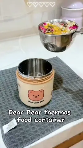 Dear Bear Thermos food container 530ml 🔥 ✅bubur ✅soup #fypシ #barangandapurmurah #fyp #goodthing #householditems #householdproducts #thermoscup #thermosmurah #thermoslunch #thermosviral #foodcontainer 