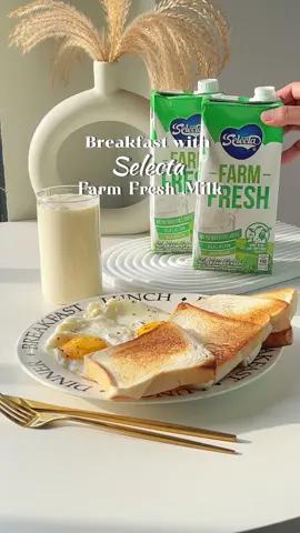 Ending the week right and light with this Easy Breakfast Toast paired with Selecta Farm Fresh Milk packed with nutrients and your best value for money because it is of high quality yet still affordable! #SelectaFarmFreshMilk #FoodFestOnTikTok #FOODIEPH #breakfast #breakfastideas #EasyRecipe #foryoupage #foryou #calmingvideos #aestheticvideo #theycallmechoi 