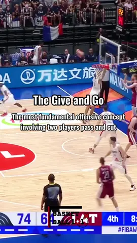 The Lost Art - Give and Go While all these trainers are working skill moves, majority of the games are played through off ball movement. Learn and work on your off ball movement today! Follow @_basketball101_ to be a student of the game 📚 #basketball #basketballplays #offense #pass #cut #fiba #worldcup #latvia #france #saigon #vietnam 