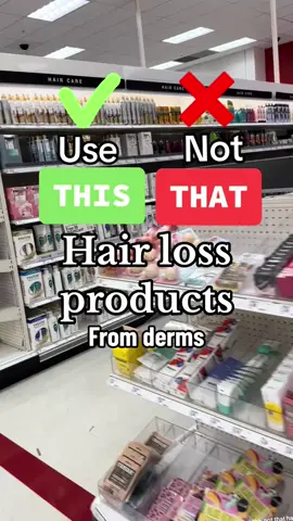 Our picks for drugstores hair loss! @Dermguru #hairloss #hairlosssolutions #hairthinningproducts #hairlosstreatment #hairlosshacks #hairhacks #hairlosstips 