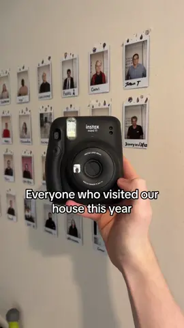Should have done this every year at University. Inspired by @sarah.banholzer, a year ago I started taking polaroid pictures of everyone who visited our house #polaroid #instax #University #student #college
