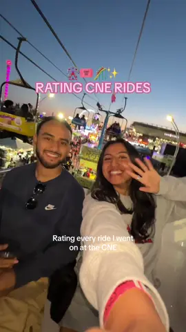 Rating every CNE ride that I went on 🎢🎟️🎡 #cne #canadiannationalexhibition #serenainsauga #cne2023 #toronto #torontovlogger #canadiantiktoker #torontoinfluencer #cnerides 