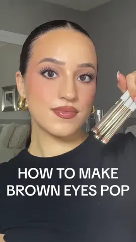 Not sponsored, just love these shadow sticks!! 👁️🤎 #browneyes #howtomakebrowneyespop #browneyedgirl #browneyeshadow #browneyesmakeup #lattemakeup #lattemakeuptrend #lattemakeuptutorial 