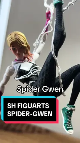 SH FIGUARTS SPIDER GWEN REVIEW  #figuremultiverse #spidergwen #spiderverse #gwenstacy #shfiguarts #toys #actionfigures #haileesteinfeld #spidermanacrossthespiderverse #acrossthespiderverse 