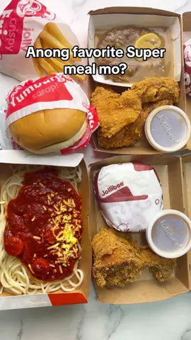 Anong favorite @jollibee super meal mo? Enjoy a jolly delight that combines Jollibee’s bestsellers in one satisfying feast! G na! Oorder na yan! 😅 #eatwellPinas #Jollibee #foodieph  @Jollibee 