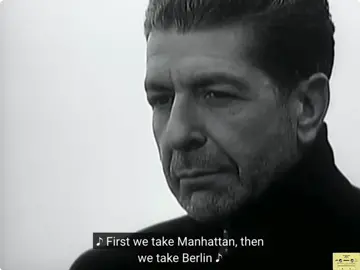 First We Take Manhattan (I'm Your Man) - Leonard Cohen #leonardcohen  #1988 #80s #columbia  #poet #pourvous  #foryou #furSie #fordeg  #tiktok  #capcut