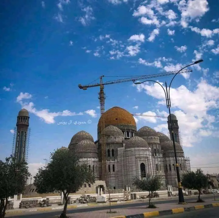 صور جامع صدام الكبير في الموصل #صدام_حسين #حزب_البعث_العربي_الاشتراكي #جامع_صدام_حسين_في_الموصل 