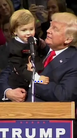 Donald trump with a little boy. #trump2024 #trumpspeech #trumpmemes 