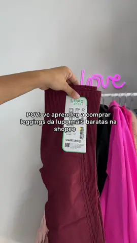 o link dela está na minha bio 🥹🫶🏻 #fy #legging #lupo #shopeecompras #comprasshopee #looksfitness 