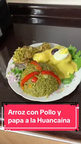 Un Rico Arroz con pollo y su papa a la Huancaína 🤗🥰  Ingredientes: Arroz con pollo (3 personas)  2 tazas de arroz  3 presas de pollo  Condimentos para el pollo al gusto  2 zanahorias  Arbrjitas un puñito  1 choclo  1 cebolla picada  1 puñado de espinaca  Un puñado de culantro  1 pimenton rojo pequeño  Sal al gusto  Huancaína:  3 papas  2 ajíes amarillos sancochados ( se retira cascara, pepas y venas)  3 dientes de aho  1/2 cebollita  2 paquetes de galleta de sal  1/2 lata de leche grande  Puedes ponerle ensaladita de cebolla, huevito, aceituna y lechuga.  Espero les guste #mamas #papas #bebes #mamis #papis #embarazo #embarazadas #BLW #primerizas #papisprimerizos #pancitas #orden #limpieza 