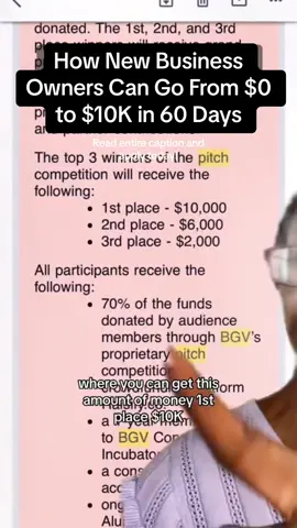 Apply and Be Prepared! Visit 🔗 at top of page for your pitch deck  ➡️Download yours now inside business pack trio On sale for $29 and includes: Detailed Business Plan, Lean Canvas Model for tech startups, and a Pitch Deck to give investors  Apply to the BGV's Fall 2023 Pitch Program winners get $2K-$10K!  If you're a founder in  Los Angeles, Austin, or NYC, apply to the pitch program ends Sep 22nd, 2023 TODAY! https://blackgirlventures.submittable.com/submit To be considered for this program, applicants must be : Identifying as a Black or Brown woman Revenue generating  51% owned by Black/Brown women founder(s)  In good standing What you'll gain 1st Place Winner: $10K 2nd Place Winner: $6K 3rd Place Winner: $2K   If you need help applying, book a session with me through link in bio  https://stan.store/50KGrantGuru_KoalityFundingSolutions #grants #grantsforblackwomen #bgv #forblackwomen #blackgirlventures  #pitchdeckexamples #pitchdeckpresentation #pitchdeck #pitchdeckblackwomen #powerpointpitchdeck #creativepitchdeck #marketingpitchdeckexamples #startuppitchdeck #entrepreneurs  #SmallBusiness #businessgrants #businessfundingtip #businessplanning #businesstipsandtricks #businessfundingtips #businessfunding #smallbusinesstips #fundingyourbusiness