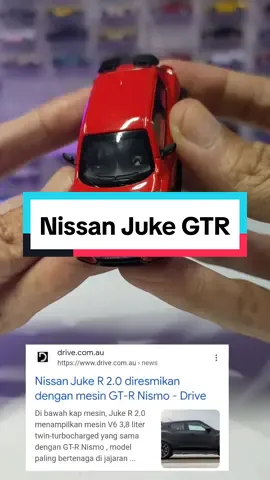 nIssan GTR kok kayak gini #nissan #juke #gtr #diecast 