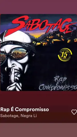 Sabotage - Rap é Compromisso Álbum: Rap é Compromisso #originalsound #sabotage #amazonmusic #classicosdorapnacional #rapnacional #hiphop #rapnostalgia #spotify #fypシ #hiphopnaveia #zonasul #canao 