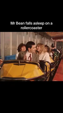Mr Bean falls asleep on a rollercoaster #mrbean #rollercoaster #funnyclips 