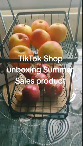 #tiktok summer Sale #1piece Fruit Counter top Basket 2/3 Tier 