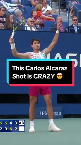 Dan Evans’ reaction 😭 #carlosalcaraz #USOpen #tennis 