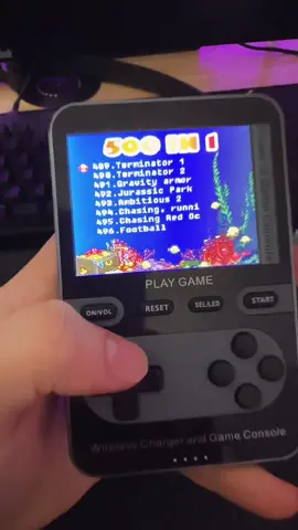 If you want a wireless charger and gaming emulator in one, then this is it. With over 500+ games included, its the perfect travel companion