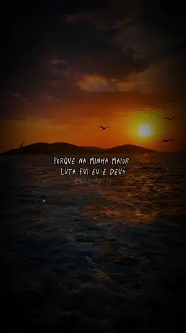 Na minha maior luta foi eu e Deus 🙇🏻‍♀️🛐#CapCut #reflexao #deusnocomando #frasesmotivadoras #boanoite #fé #deus #oracao #foryou #fyp #status #TheTown2023 #frasesmotivadoras #1millionaudition 