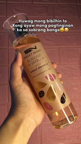 Bakit hindi pa to trending ang bango bango nito tapos long lasting pa 100 pesos lang worth it talga try ninyo na to hindi kayo magsisis😭😍#sweetnightperfume #fyp #trending#fypage #longlastingperfume #almondandvanillascent  #sweetnightalmondandvanilla 