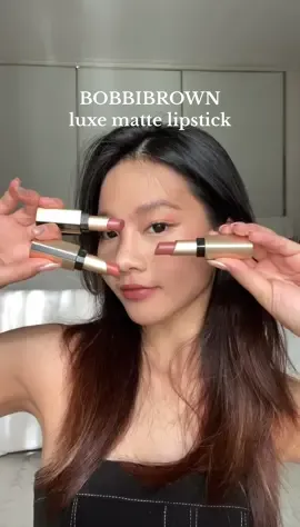 มา Swatch @Bobbi Brown Thailand Market luxe matte lipstick กันค่า 🎀🫧 #ลิปแมตต์นุ่มบำรุงปาก #LUXEMATTELIPSTICK @BOBBIBROWNTH