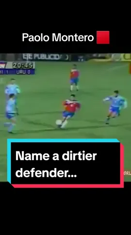 How long would he last in the modern game?! Just the 21 career red cards for this nutcase. Would two-foot his own mum if a ball went near her. Proper shithouse of a defender. Studs, elbows, cynical hacks, the lot! Paolo Montero is 52 today. 🇺🇾🟥 🎥 Futbol 90s #montero #paolomontero #redcard #uruguay #juventus #atalanta #peñarol #sanlorenzo 