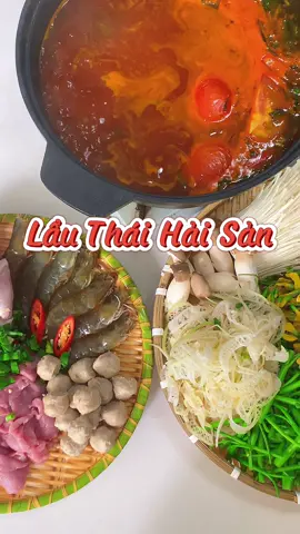 Cách Nấu Lẩu Thái Hải Sản khiến cho Crush mê mẫn đây mấy ông...#ăncùngtiktok #ănngonmỗingày #lẩutháihảisản #baokhoi1994 