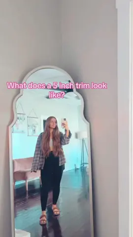 Much needed! Haha. The hairdreser asked me to stand while she cut the back 💀 #trim #hair #longhair #haircut #fy 