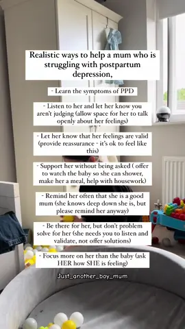 Signs of postpartum depression can be hard to spot, especially if you’ve not experienced it before. Loved ones can be overcome with frustration when a mother is struggling to bond with baby. Or if she’s withdrawn from family and friends. Friends of the mother who is struggling may assume the exhaustion and mood swings are a result as life while trying to adjust to life with a newborn.  To learn and be able to recognise the signs and symptoms of exhaustion means that you’re able to better help mum in the times where she needs you the most.  #momtok #motherhoodunfiltered #maternalmentalhealth #postpartumdepresssion #postpartumanxiety #motherhood 