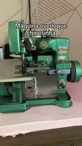 #maquina #maquinadecosturaindustrial #maquinaoverlock #maquinaoverloquechinesinha #maquinaverdinha #overloque #semiindustrial #costurar 