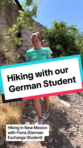 Hiking with Fiona! #newmexico #cloudcroft #fionaandtodd #Hiking #waterfall #jump #germanexchangestudent #germany #usa #greatviews #Outdoors #gooutside #sunshine @Latisha @Amanda Daniel @isaac_daniel.mlb 