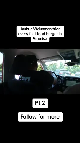 Joshua Wiessman tries every fast food burger in America #viral #youtube #fyp  #CapCut #Clip #youtuber #creators #fastfood #foryoupage 