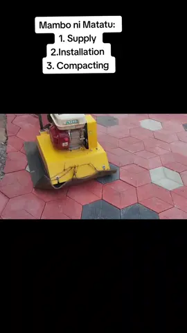 We are almost done with setting up the Exterior Space of our office.. Compacting is important because it levels the paving blocks well into the ground... #cabro #cabroandtilescompany #manufacturingcompany #qualityproducts #compacting #madeinkenya #kenyanbrand #weareopen #windsor #kiamburoad 