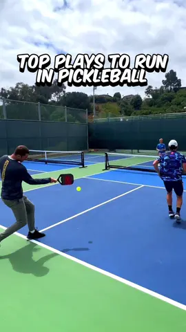 Send this to your partner so you can run these plays together 🤝 While they can be risky, both of these plays are an awesome way to shake things up (no pun intended). Make sure to try them out next time you play.  #pickleball #pickleballrocks #pickleballislife #pickleballaddict #ilovepickleball #pickleballaddiction #tennis #pickleballtournament #pickleballs #pickleballers #pickleballcourt #pickleballchamps #sport  