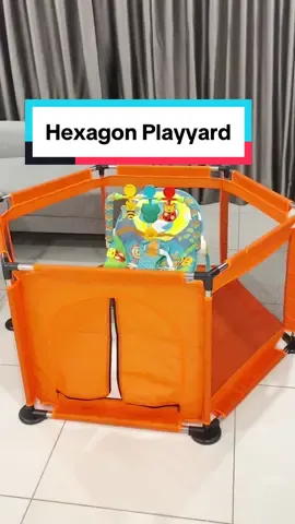 Hexagon Playyard 🔥 suitable for kids to have their own space and can even napping inside 😇 Can stay up to 5 persons ‼️ #fyp #fypシ #produkviral #mainananak #playyard #hexagonplaypen #hexagonplayyard #playpen #playpark #b2central #mainanviral #barangbayi 